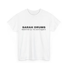 Load image into Gallery viewer, Sarah Drums White Tee
