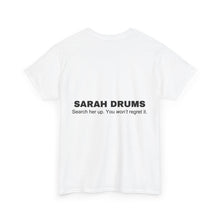 Load image into Gallery viewer, Sarah Drums White Tee
